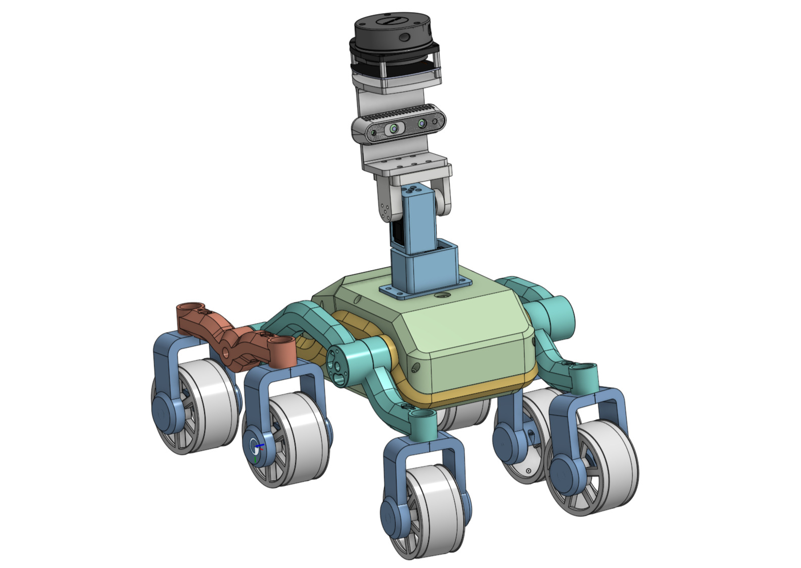 Mobile Fire Detection System Rover